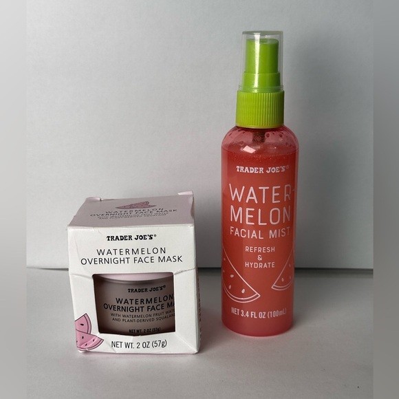 🆕 TRADER JOE’S Watermelon Overnight Face Mask 2 Oz NIB - Picture 7 of 8